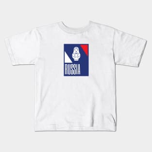 Russia Country Symbol Kids T-Shirt